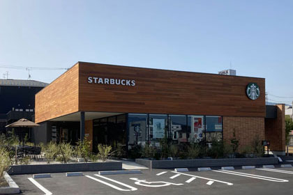 コーヒーショップ　ランドシステム施工実績　中津川市淀川町