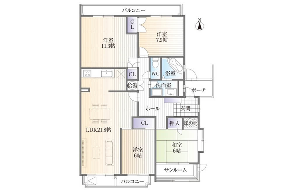 マンション 三旺マンション城山 リノベーション事例