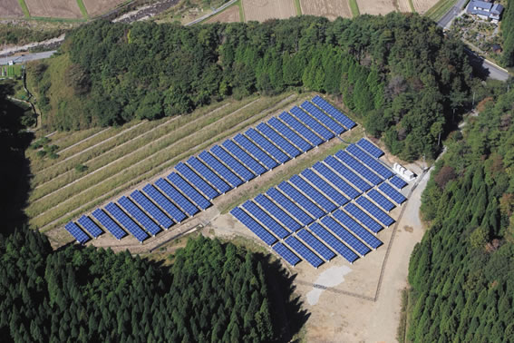 ビーライトソーラー朝来発電所　兵庫県朝来市